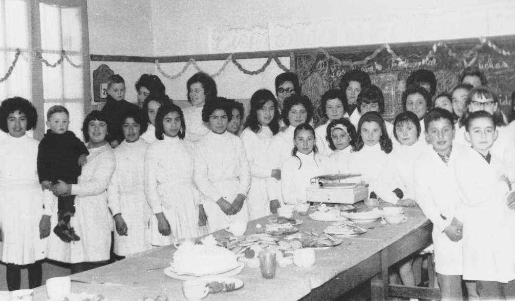 Escuela en la colonia agrícola Pedro Sánchez